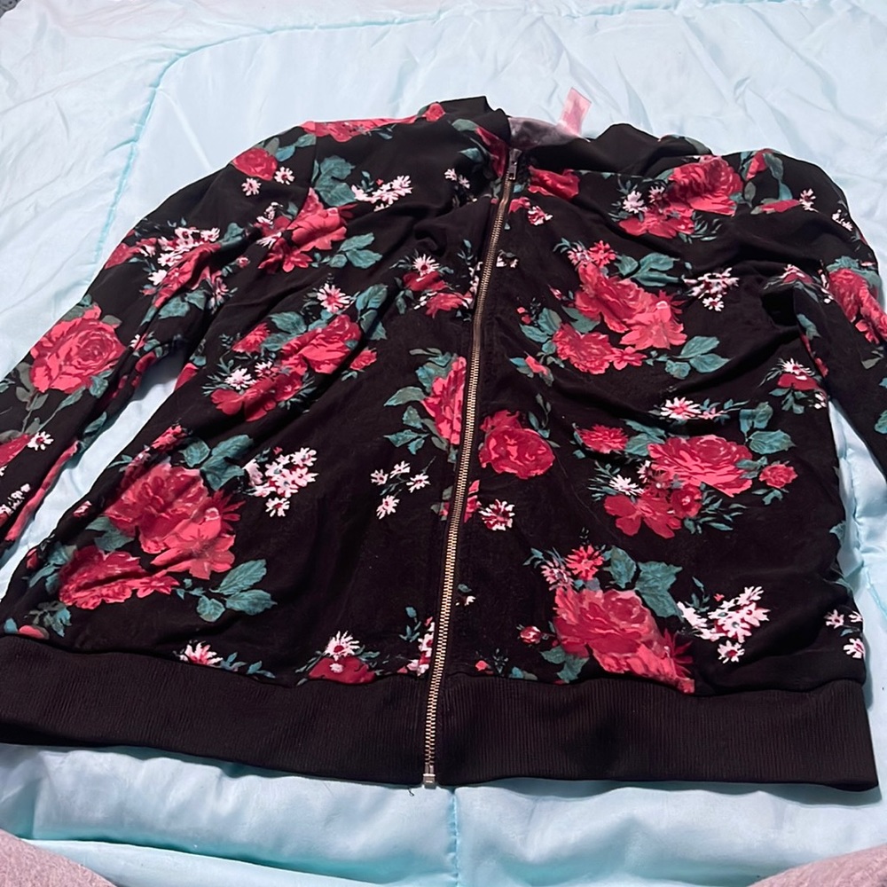 Flora fleece boomer jacket